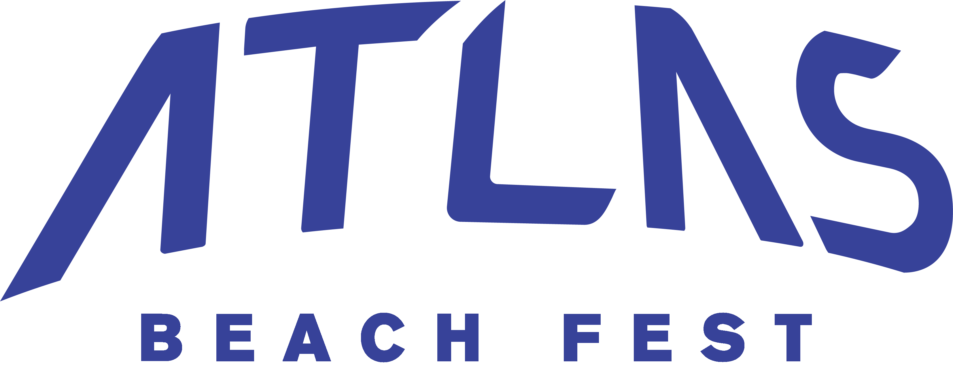 Logo - Atlas Beach Fest Blue - World's Biggest Beach Club & Super Club in Bali | Atlas Beach Fest